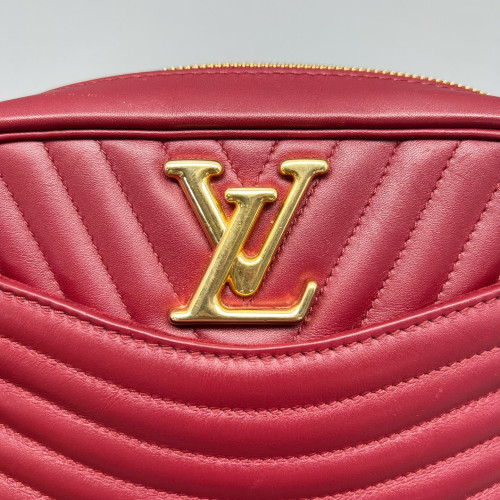 Louis Vuitton New Wave Camera Bag Calfskin Red
