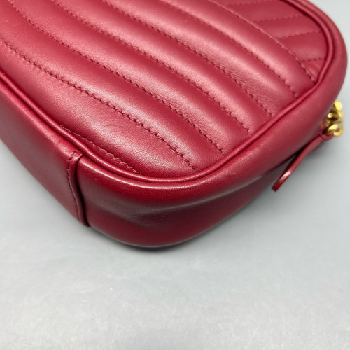 Louis Vuitton New Wave Camera Bag Calfskin Red