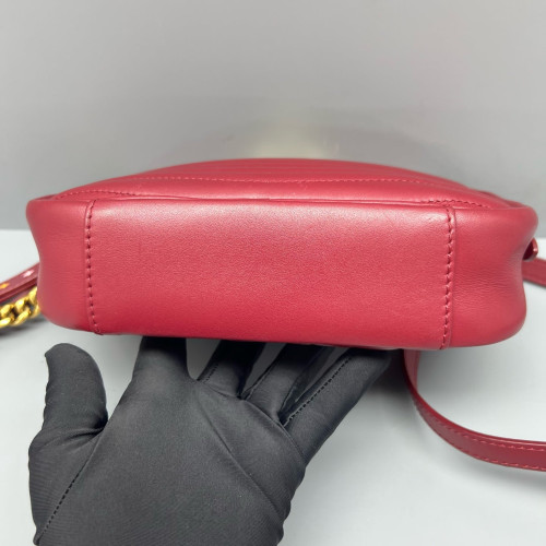 Louis Vuitton New Wave Camera Bag Calfskin Red