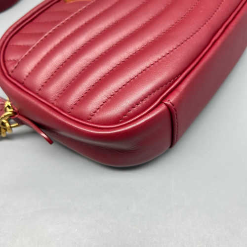 Louis Vuitton New Wave Camera Bag Calfskin Red