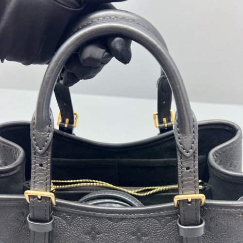 Louis Vuitton Babylone Tote PM Monogram Empreinte Black
