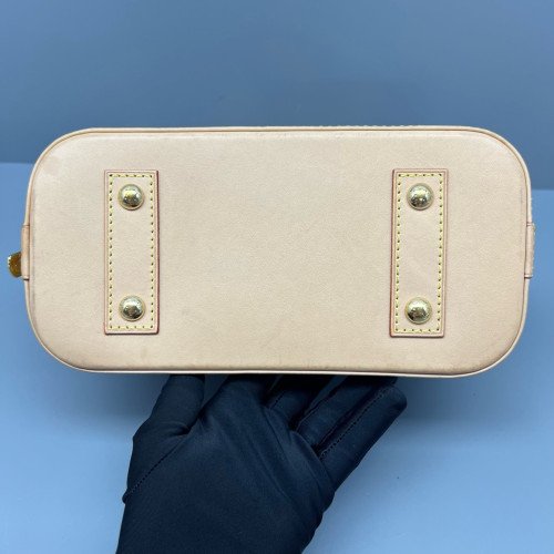 Louis Vuitton Alma BB Monogram Brown White Pink