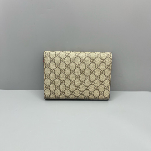 Gucci Mini Dionysus Chain Wallet GG Monogram Beige Brown Gucci Mini Dionysus Chain Wallet GG Monogram Beige Brown