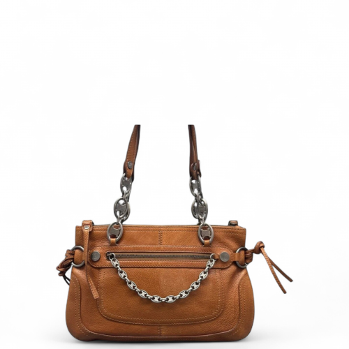 Celine Handbag Calfskin Brown
