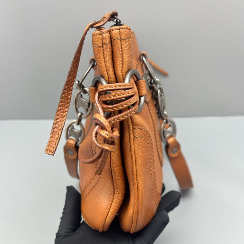 Celine Handbag Calfskin Brown
