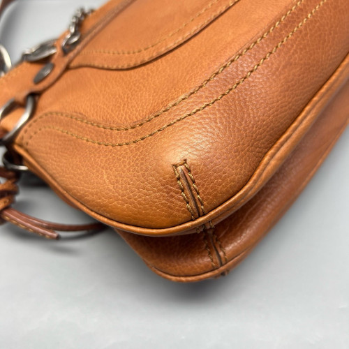 Celine Handbag Calfskin Brown