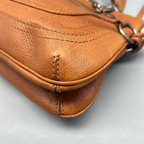 Celine Handbag Calfskin Brown