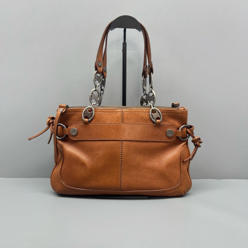 Celine Handbag Calfskin Brown