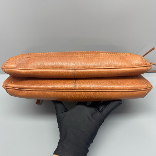 Celine Handbag Calfskin Brown