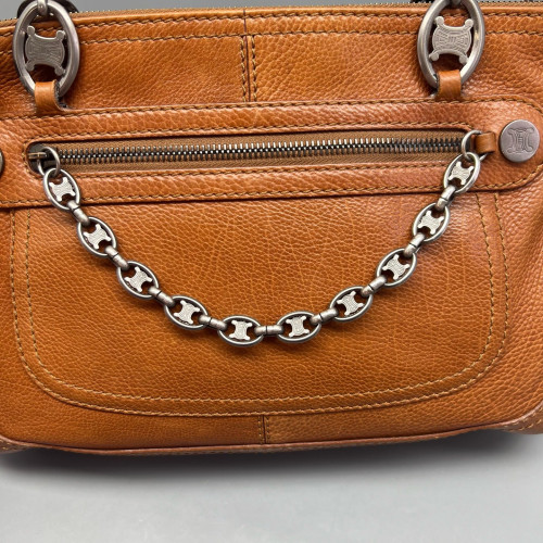 Celine Handbag Calfskin Brown