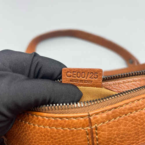 Celine Handbag Calfskin Brown