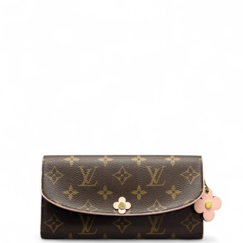Louis Vuitton Emilie Wallet Monogram Brown Pink