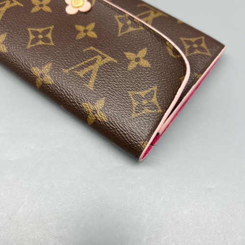 Louis Vuitton Emilie Wallet Monogram Brown Pink