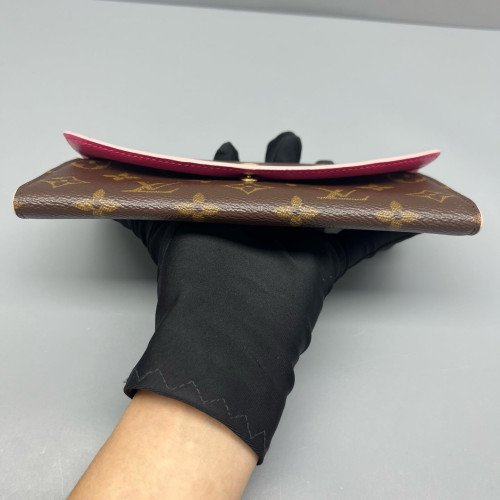 Louis Vuitton Emilie Wallet Monogram Brown Pink