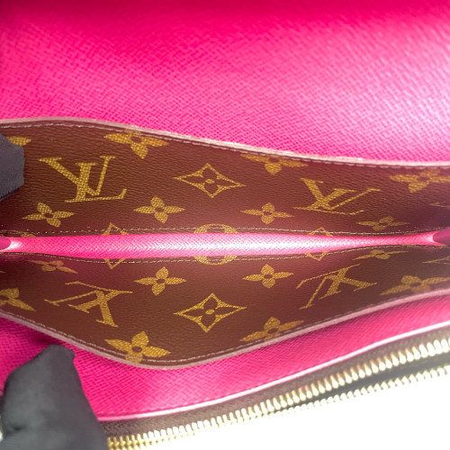 Louis Vuitton Emilie Wallet Monogram Brown Pink