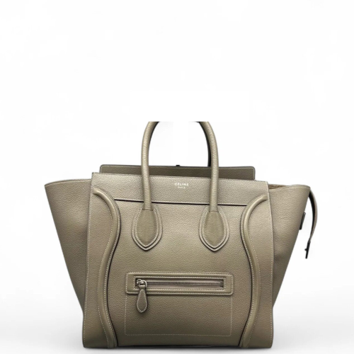 Celine Medium Luggage Phantom Calfskin Grey