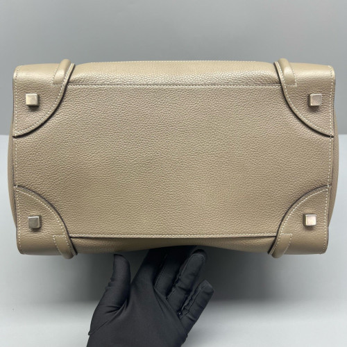 Celine Medium Luggage Phantom Calfskin Grey