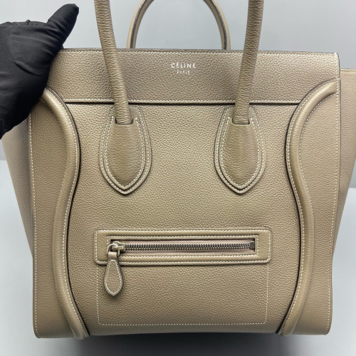 Celine Medium Luggage Phantom Calfskin Grey