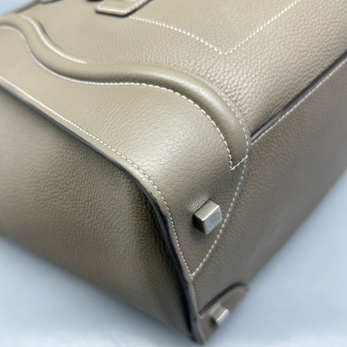 Celine Medium Luggage Phantom Calfskin Grey