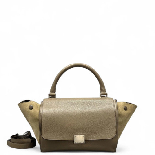 Celine Small Trapeze Calfskin Marmo