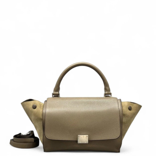 Celine Small Trapeze Calfskin Marmo