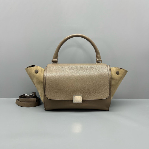 Celine Small Trapeze Calfskin Marmo