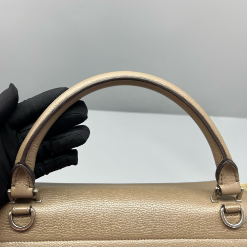 Celine Small Trapeze Calfskin Marmo