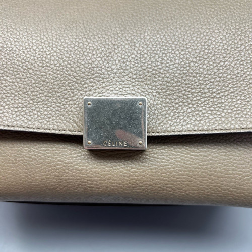 Celine Small Trapeze Calfskin Marmo