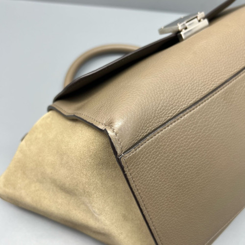 Celine Small Trapeze Calfskin Marmo