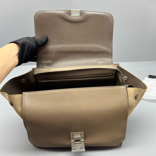 Celine Small Trapeze Calfskin Marmo