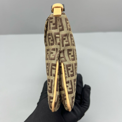 Fendi Medium Baguette FF Brown Beige