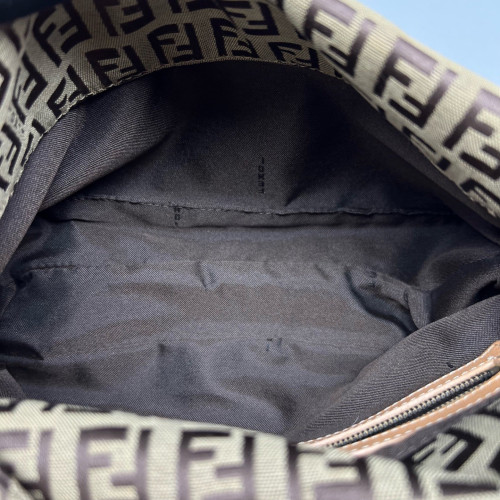 Fendi Medium Baguette FF Brown Beige