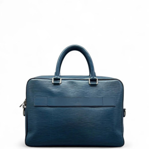 Louis Vuitton Briefcase Epi Blue