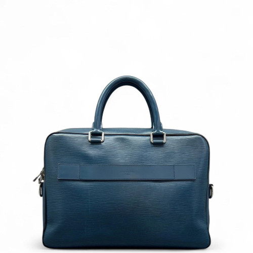 Louis Vuitton Briefcase Epi Blue