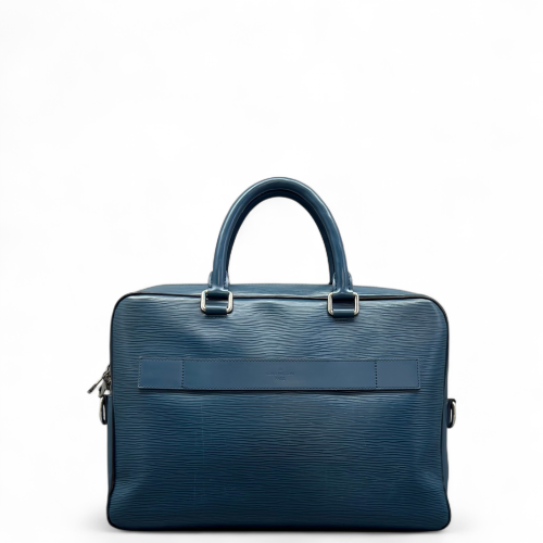 Louis Vuitton Briefcase Epi Blue