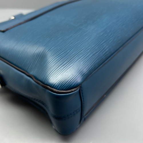 Louis Vuitton Briefcase Epi Blue
