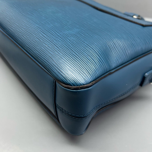 Louis Vuitton Briefcase Epi Blue