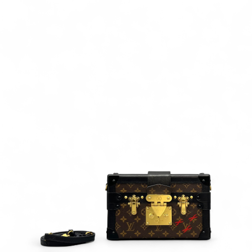 Louis Vuitton Petite Malle Monogram Brown Black