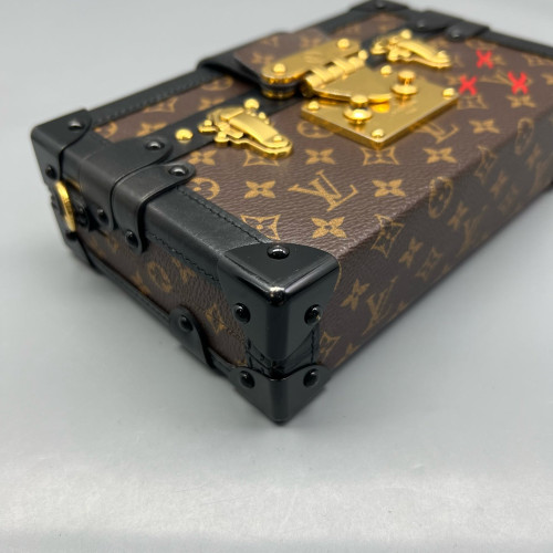 Louis Vuitton Petite Malle Monogram Brown Black
