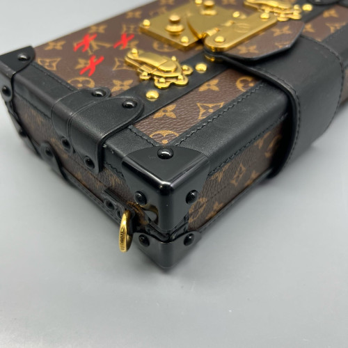 Louis Vuitton Petite Malle Monogram Brown Black
