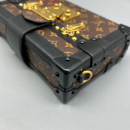 Louis Vuitton Petite Malle Monogram Brown Black