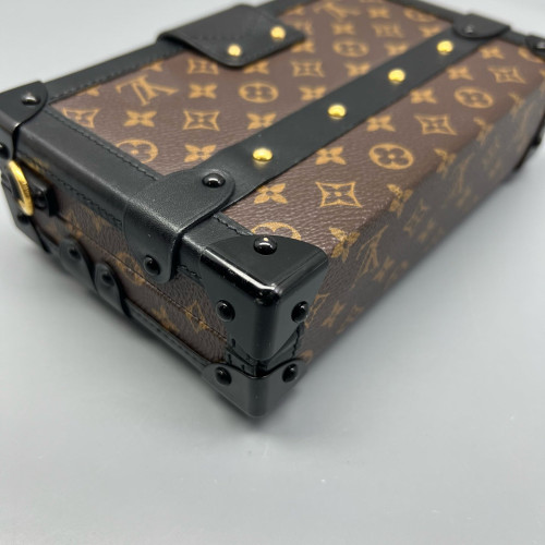 Louis Vuitton Petite Malle Monogram Brown Black