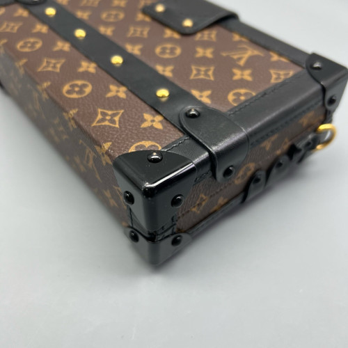 Louis Vuitton Petite Malle Monogram Brown Black