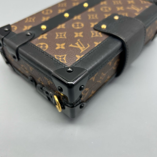 Louis Vuitton Petite Malle Monogram Brown Black