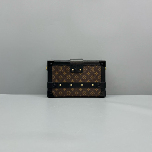 Louis Vuitton Petite Malle Monogram Brown Black