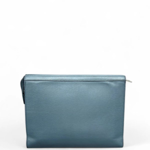 Louis Vuitton Toiletry Pouch 26 Calfskin Blue