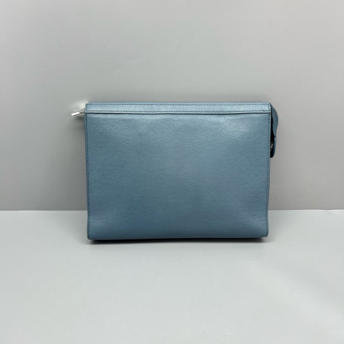 Louis Vuitton Toiletry Pouch 26 Calfskin Blue