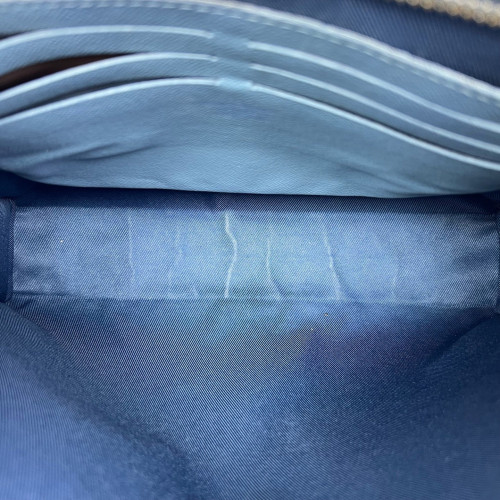 Louis Vuitton Toiletry Pouch 26 Calfskin Blue