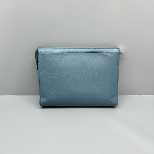 Louis Vuitton Toiletry Pouch 26 Calfskin Blue