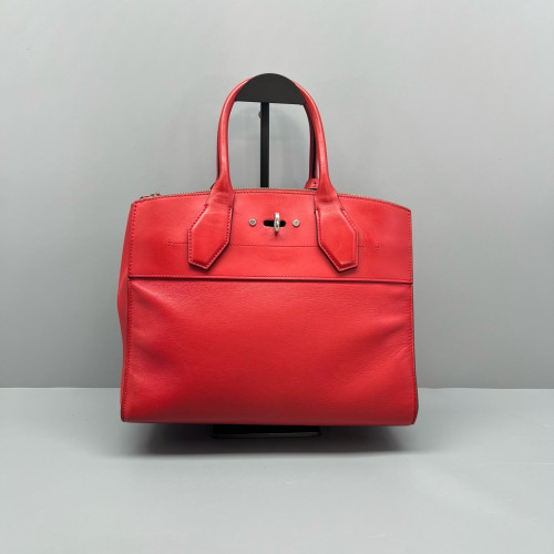 Louis Vuitton City Steamer MM Calfskin Red Louis Vuitton City Steamer MM Calfskin Red